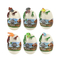 Assembling Toy Dinosaur Model Educational Handmade Graffiti Craft Toy Color Dinosaur Parts Plaster Paint Game Boy Toy