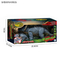 Dinosaur Theme Gifts Infrared Remote Control Model Simulation Walking RC Dinosaurs Light up Toy for Kids Triceratops Toy with Sound