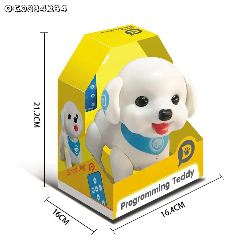 Wholesale Plastic Intelligent Educational Robot RC Toy Puppy Dog for Kids