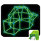 Wholesale Educational DIY Building Luminous Light Plastic Building Block Toy for Kid