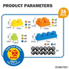 Wholesale Educational Montessori 26PCS Soft Children's Building Block Sets