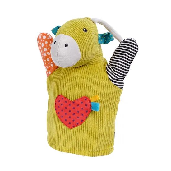 Wholesale Cartoon Soft Stuffed Plush Figure Hand Animals Toys for Kids