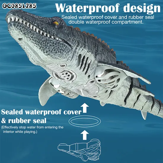 Hot Sale Water Spray Customized Swimming Toys Water Games Remote Control Animal Dinosaurs Toy for Kids Adult RC Toy Swimming Pools