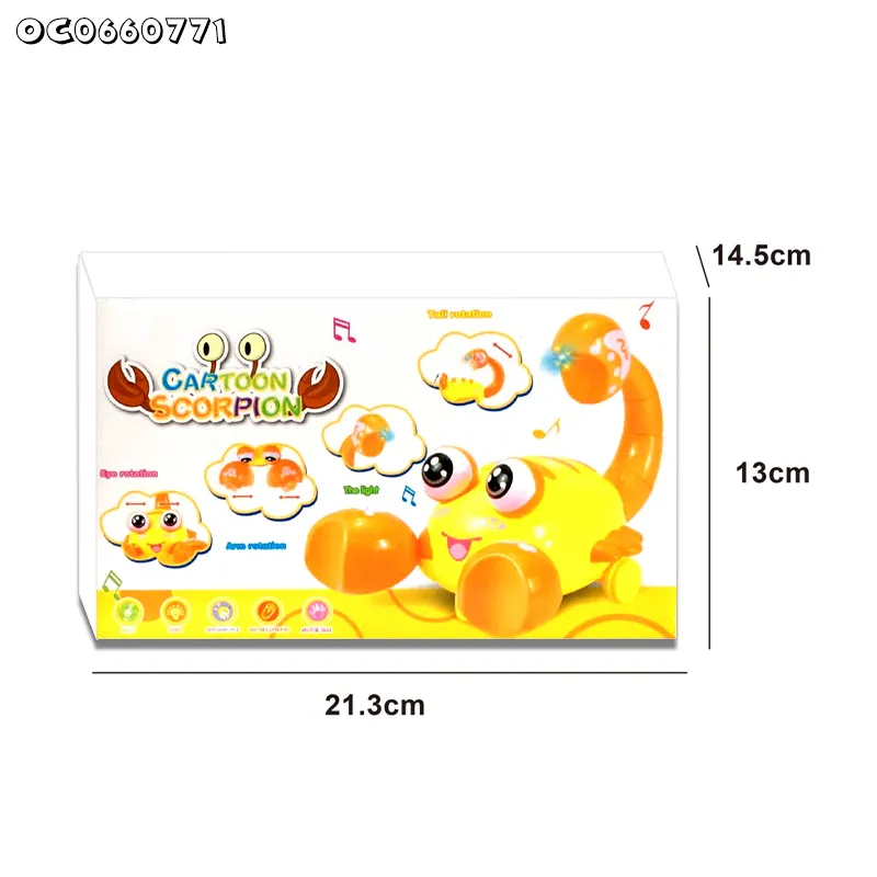 Wholesale Baby Battery Operated Sensory Musical Plastic New Arrival Walking Electric Animals Toys with Light
