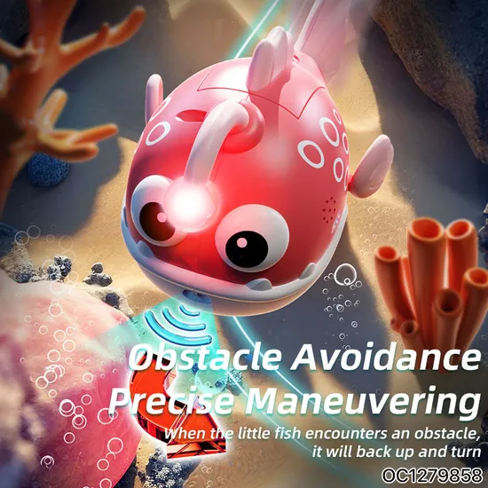 Wholesale Plastic Fish Baby Kids Crawling Learning Sensory Electric Montessori Fishing Game LED Light Music Toys