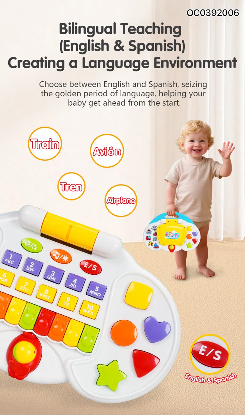 Wholesale Electronic Montessori Educational Plastic Piano Keyboard Music Toys