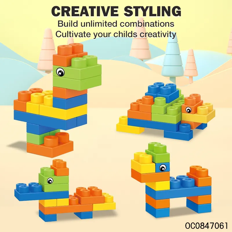 Wholesale Educational Montessori 26PCS Soft Children's Building Block Sets
