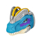 Lighting up Eyes Mechanical Dinosaur Model Plastic Dilophosaurus Toy Realistic Dinosaur Hand Glove Toy for Kids Interactive Games