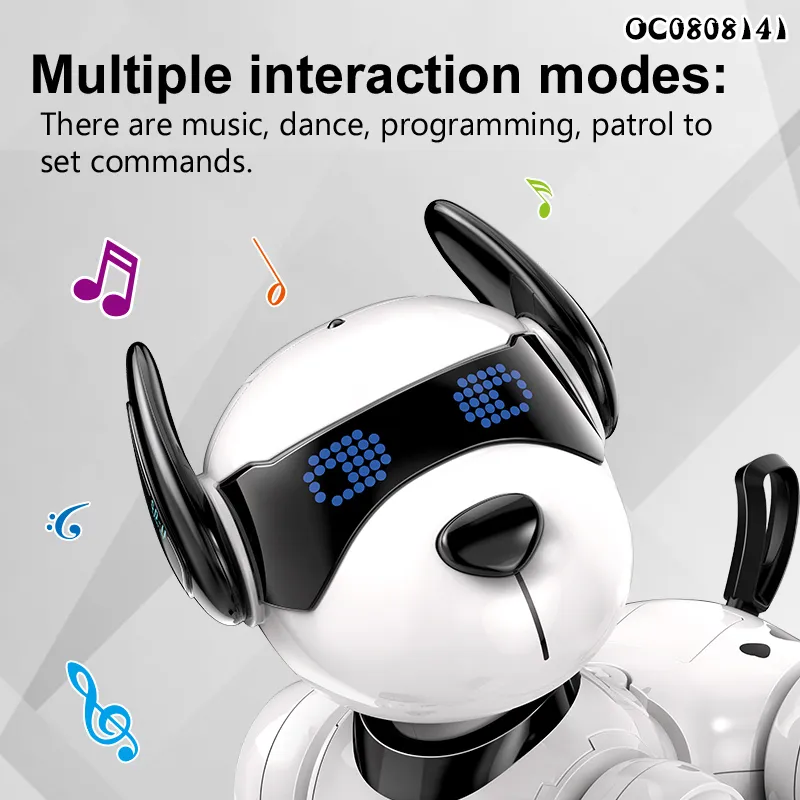 Wholesale Intelligent Smart Interactive Robot Dog Kids Remote Control Dancing Robotic Intelligent Toy Dog