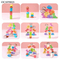 Cartoon Animals Stacking up Wooden Tower Blocks Balance Child Custom Board Game Toy with Dinosaur for Wholesale