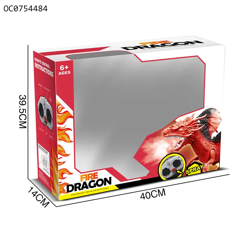 Remote Control Wholesale Plastic Sound Light RC Dinosaur Walking Emulational Model Toys for Kids