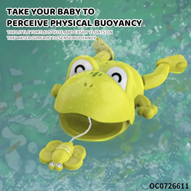 Wholesale Children Water Cute Shower Bath Swimming Plastic Frog Toy