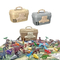 Children PVC Model Educational Animals Simulated Realistic Dinosaur Puppet Baby Toys for Sale with Portable Storage Box