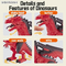 Interactive Realistic Walking Simulation Roaring Children Battery Operate Electric Dinosaur Robot Toy with Light up