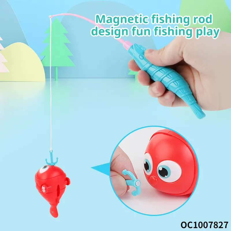 Wholesale Educational Funny Cute Montessori Fishing Water Game Electric B/O Sensory Educational Toys