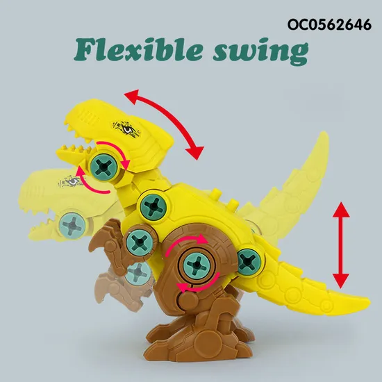 Stem Toys Educational Plastic Product Assembly Take Apart Dinosaur Toy