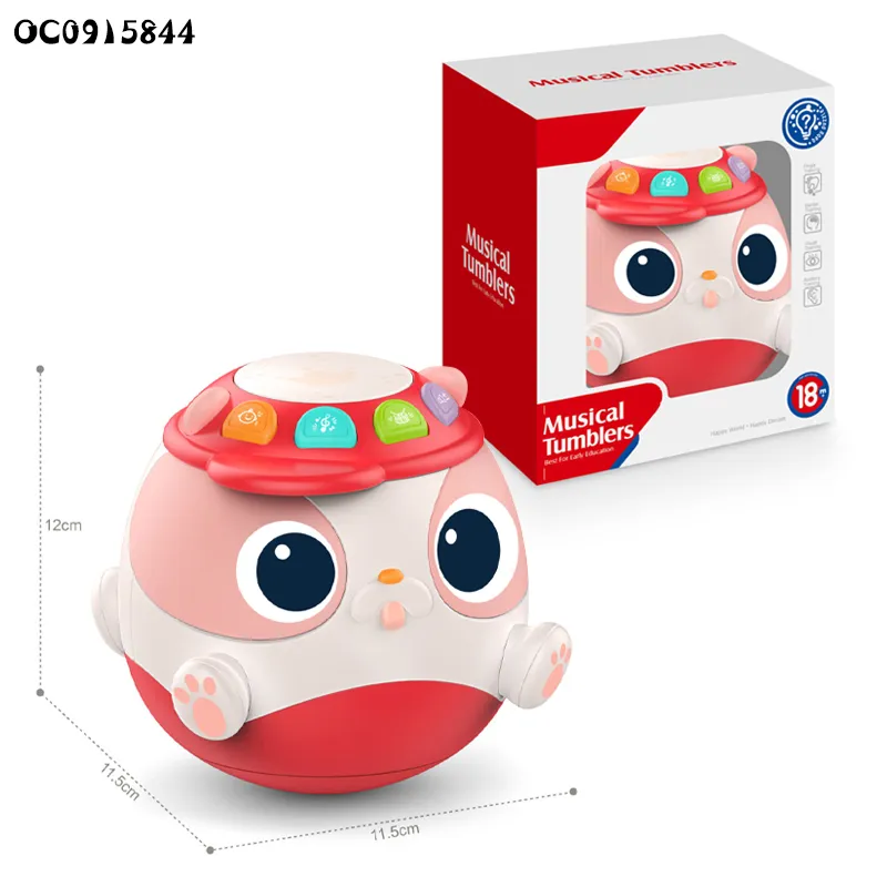 Wholesale Electronic Learning Electronic Piano Hand Drum Musical Instrument Toy with Light and Sound