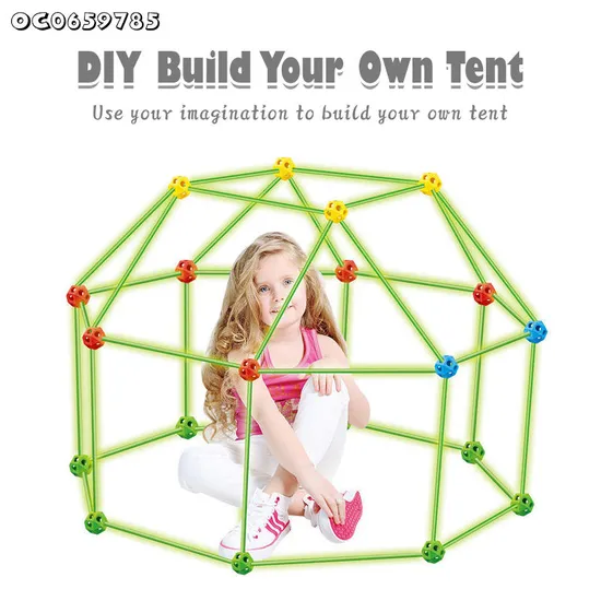 Wholesale Educational Luminous Light Plastic Popular DIY Blocks Model Building Toys