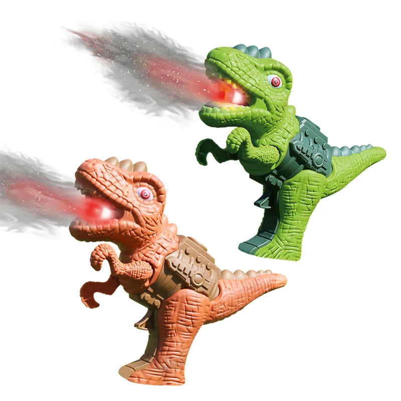 Battery Operated Mist Spray Dinosaur Toy Gun Toy for Boys with Light Sound