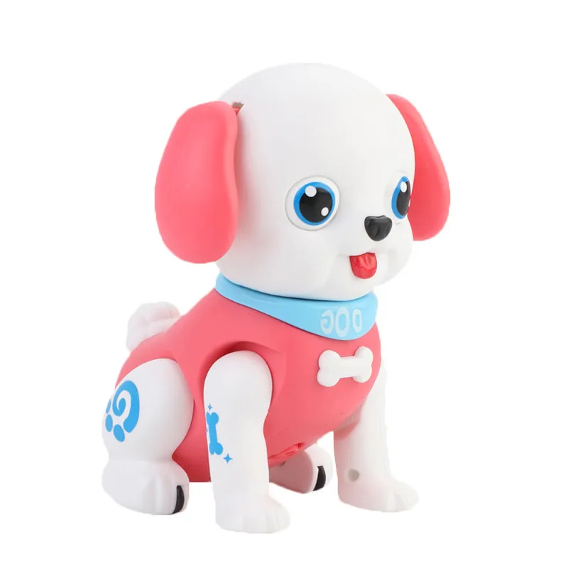 Wholesale Electric Kids Light up Plastic Animal Cartoon Battery Operated Dogs Toy