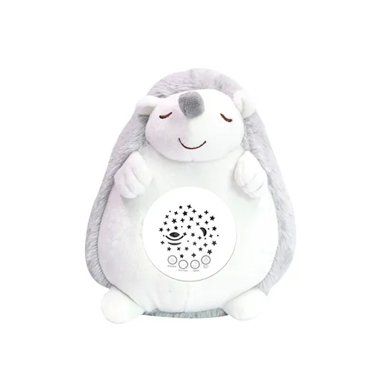 Wholesale Educational Musical Animal Soothing Baby Plush Soft Stuffed Sleeping Animal Toy with Light