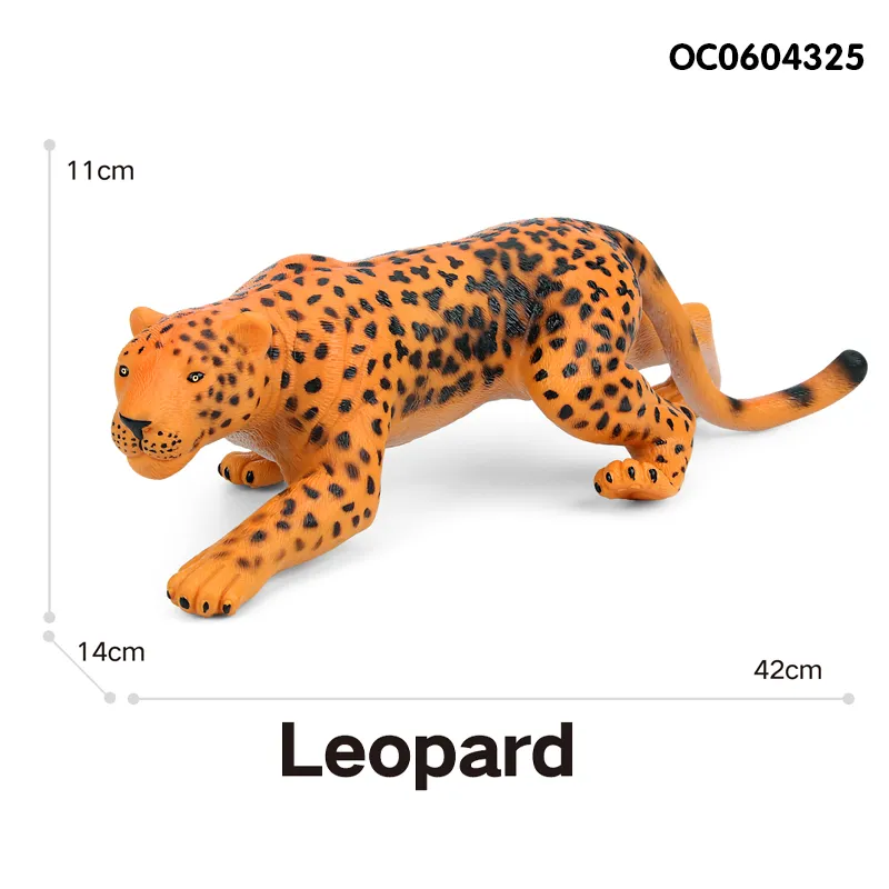 Wholesale Montessori Educational Popular Action Figure Rubber Zoo Animals Wild Animal Toys