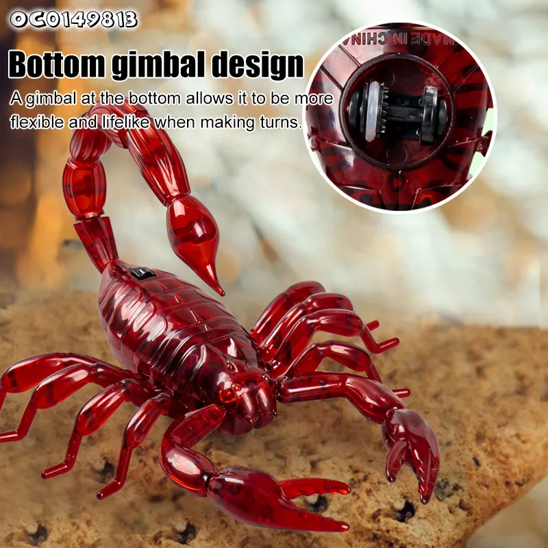 Wholesale Funny Realistic Remote Control Plastic Animal RC Simulation Toys for Kids