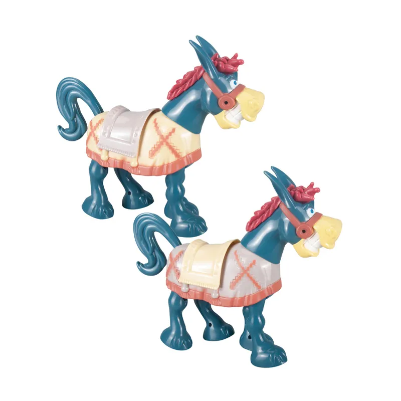 Wholesale Electric Battery Operated Plastic Donkey Walking Animal Model Toy for Children Kids