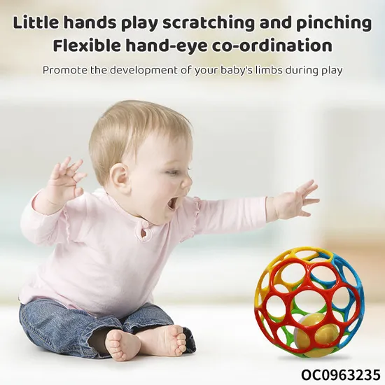 Hand Eye Coordination Hand Rattle Toy Balls Game Montessori New Baby Toys 0-12 Months Item Set Toy