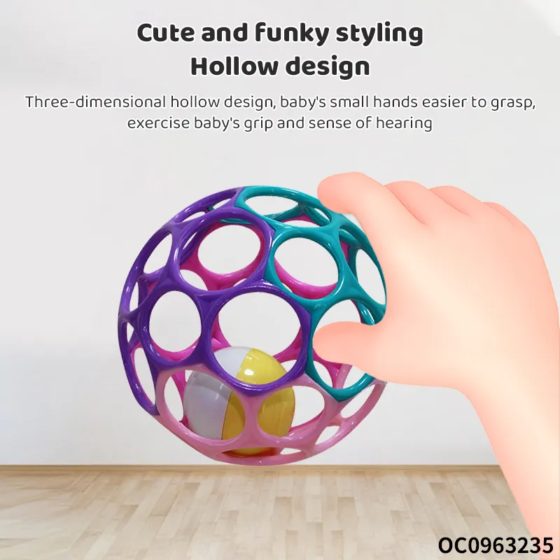 Hand Eye Coordination Hand Rattle Toy Balls Game Montessori New Baby Toys 0-12 Months Item Set Toy