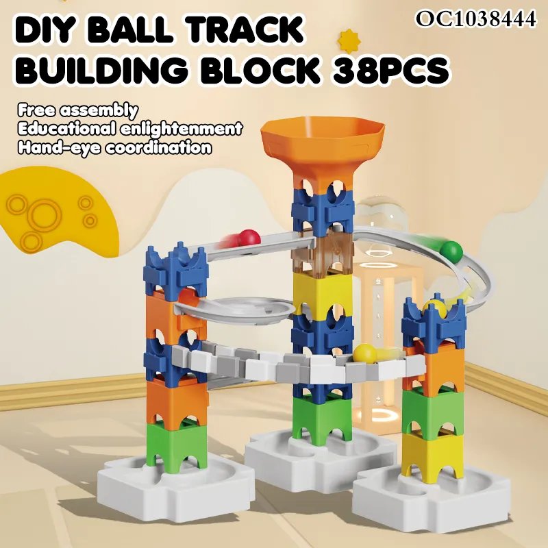 Wholesale Educational Montessori Plastic Building Blocks Construction Educational Toy