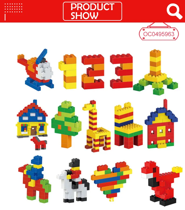 Wholesale Educational Montessori Creative 500 PCS Children's Building Block Toys Set