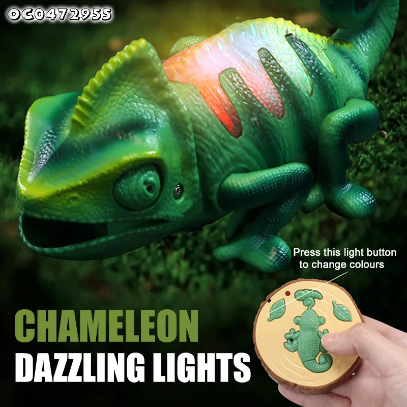 Wholesale Funny Kids Remote Control Tongues Lizard Animal Model Plastic Children Toy
