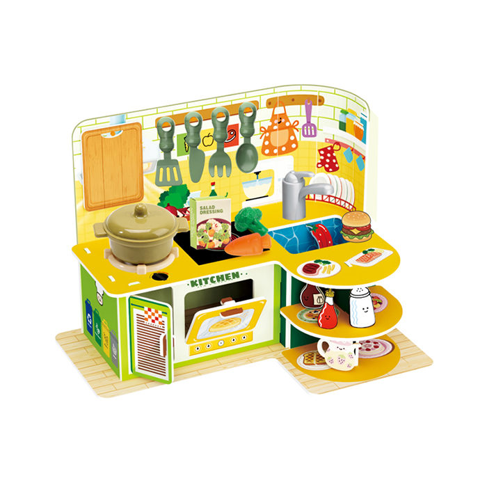 OC1259193 Cardboard Puzzle Kitchen Toys