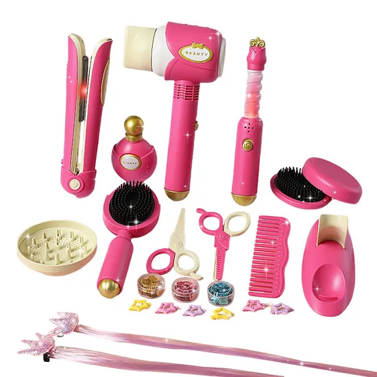 Wholesale DIY Fashion Make up Beauty Play Salon Hair Kid Toys for Little Girls