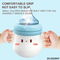 Cartoon Nursing Bottle Design Baby Rattle Plastic Electric Montessori Sensory Toys with Light up and Music