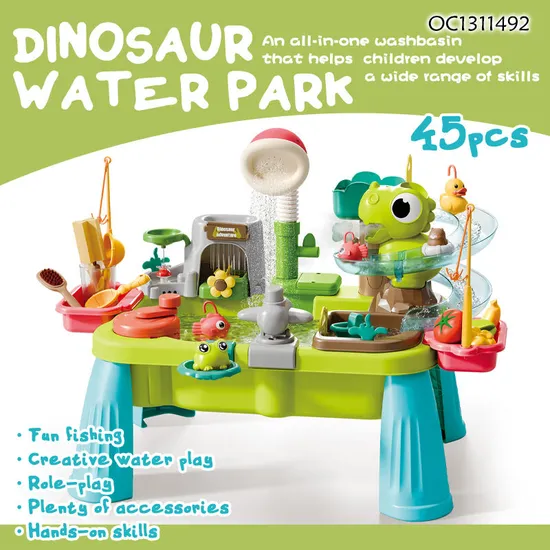 Wholesale Plastic Summer Water Toy Sand and Water Table Play Beach Toy Set for Kids