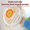 Cartoon Lion Hand Shake Rattle Drum Musical Montessori Sensory Toys for 0-6 & 6-12 Months Wholesale in China Baby Instrument