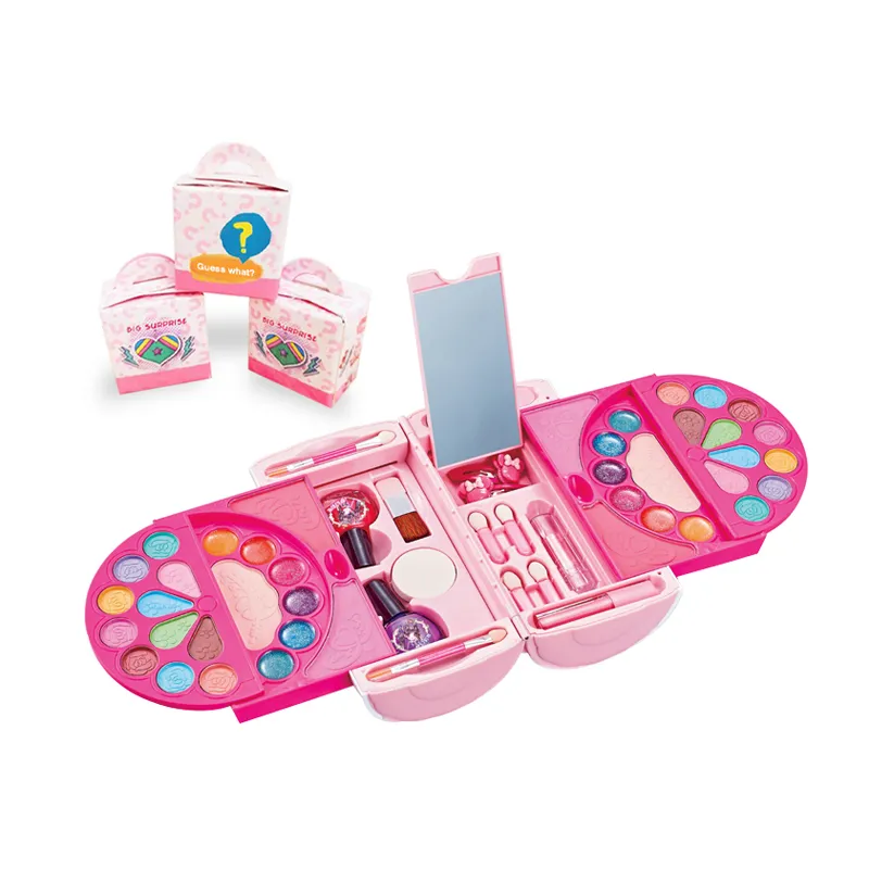 Wholesale Fashion Baby Girl Cosmetic Set Nail Polish Beauty Fashion Pretend Toys for with Makeup