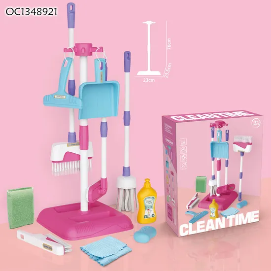 Preschool Educational Items Household Cleaning Materials Products Toy Cleaning Tool Toy for Home Kids Role Play Pretend Play