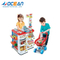 Pretend Play Cashier Machine Toys Wholesale Kids Supermarket Toy with Mini Shopping Cart