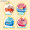 Funny Role Pretend Play Shopping Supermarket Cashier Register Toys Desk Toy for Children with Plastic Dessert Toys