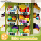 Kid Role Pretend Play Shop Counter Supermarket Toy Play Set Cash Register Scanner POS Machine Model Toy for Boy with Simulation Food