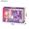 Wholesale Pretend Play Kids Hair Salon Cosmetic Beauty Set Toy Make up Mirror Dressing Table Pink Makeup Toys for Girls Children with Music