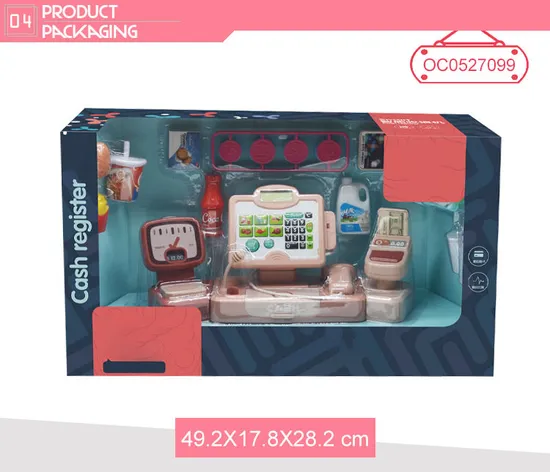 Supermarket Cash Register Machine Pretend Play Toys for Kids
