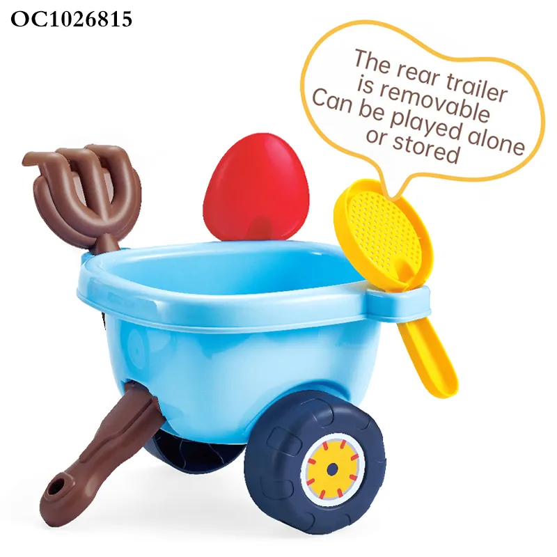 Wholesale Summer New Design Plastic Education Battery on Car Beach Sand Toys for Kids