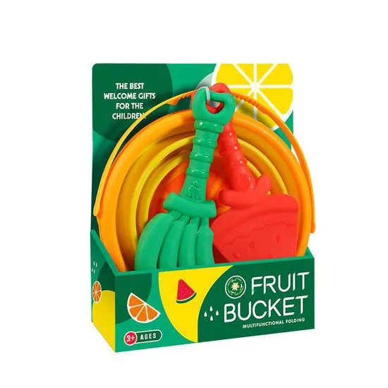 Wholesale Shovel Folding Bucket Summer Beach Sand Toys Set for Kids