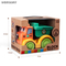 Wholesale Lighted up Creative Montessory Plastic Building Blocks Truck Model Toy for Kids