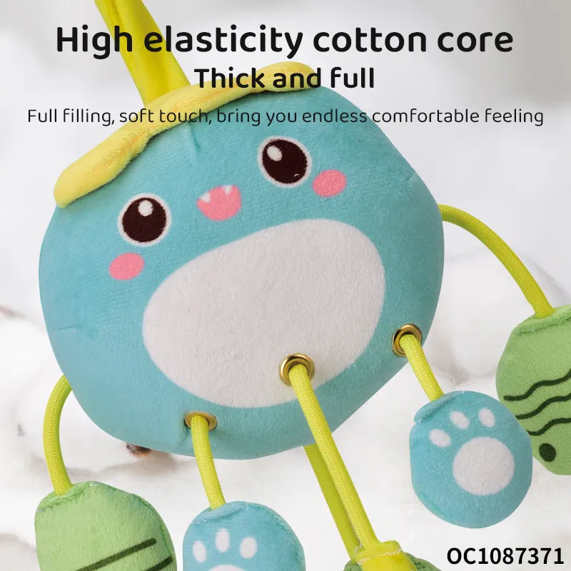 Baby Toys Hand Eye Coordination Training Rattle Plush Hanging Rattle Toys Crib Mobile 0-12 Months Boys Toy with Sound