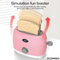 Wholesale Pretend Pink Children's Plastic Kitchen Tool Small Toaster Appliances Toy for Kids